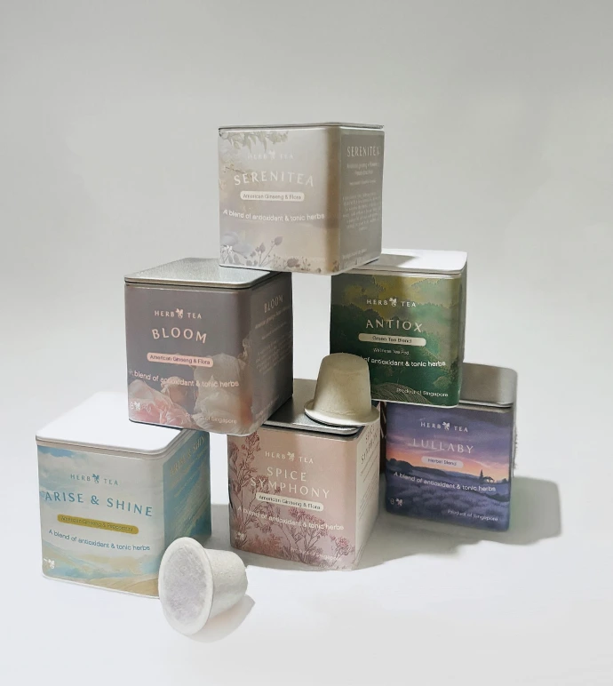 Wellness tea capsule for office
